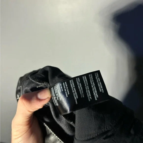 Free People The It Factor Vegan Faux Leather Wide Leg Pant Size 6 - Picture 6 of 6